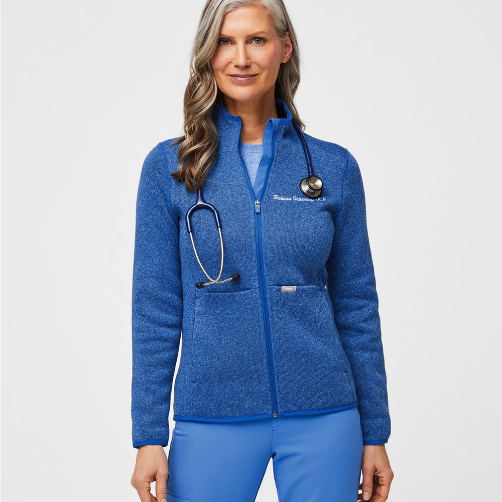 FIGS Capri On Shift Sweater Knit jacket (S)